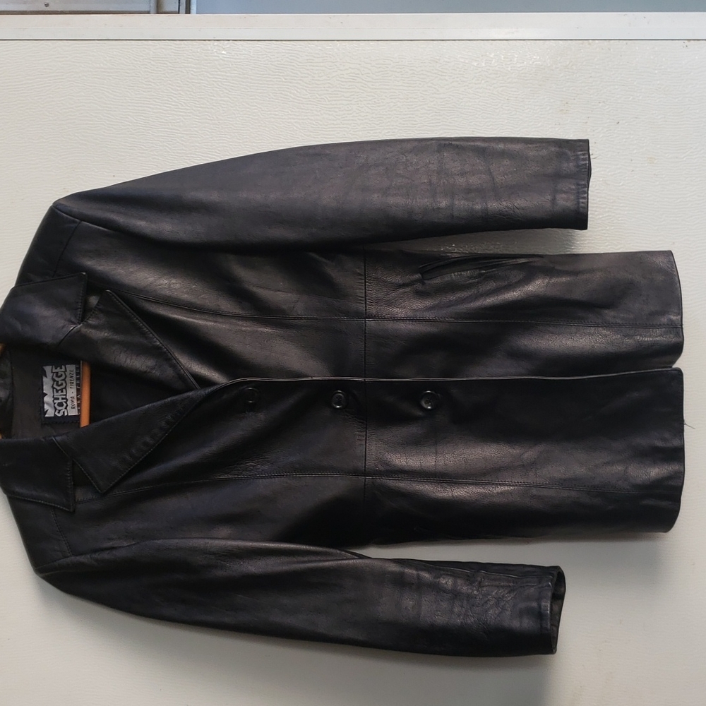 Ladies leather coat